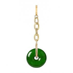NEW DORNE women's jade memento charm in green